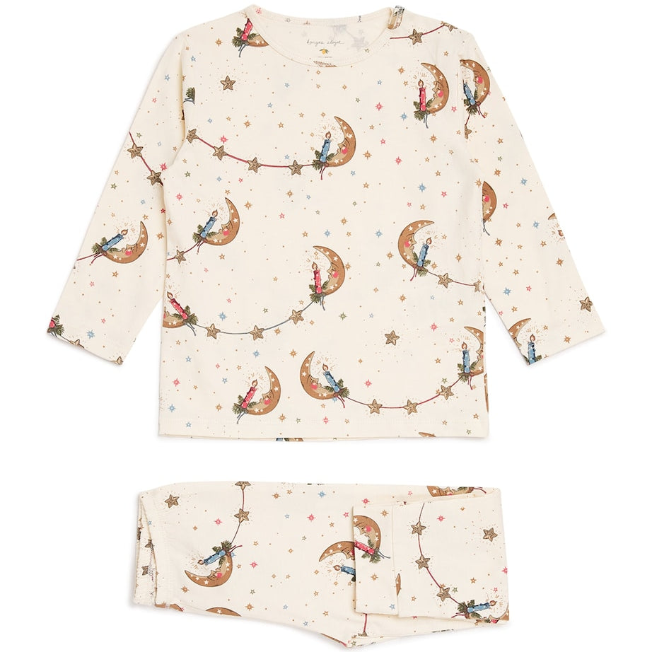 Organic Cotton-Blend Luna Pyjama Set (9 Months-4 Years)