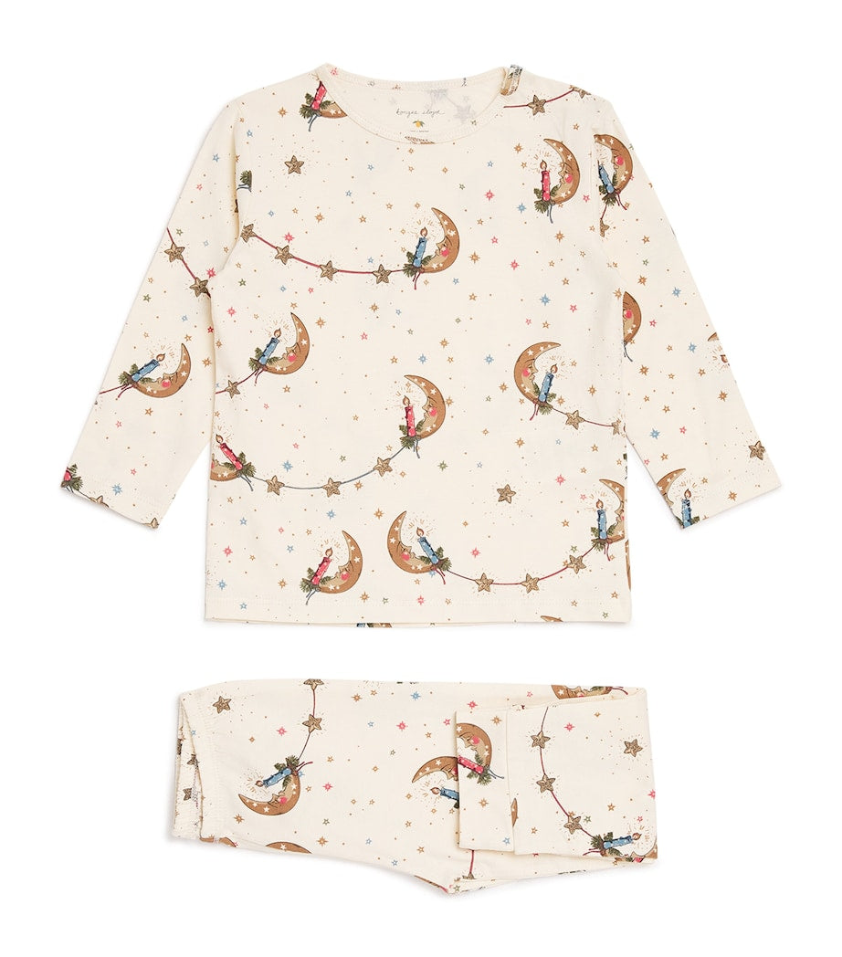 Organic Cotton-Blend Luna Pyjama Set (9 Months-4 Years)