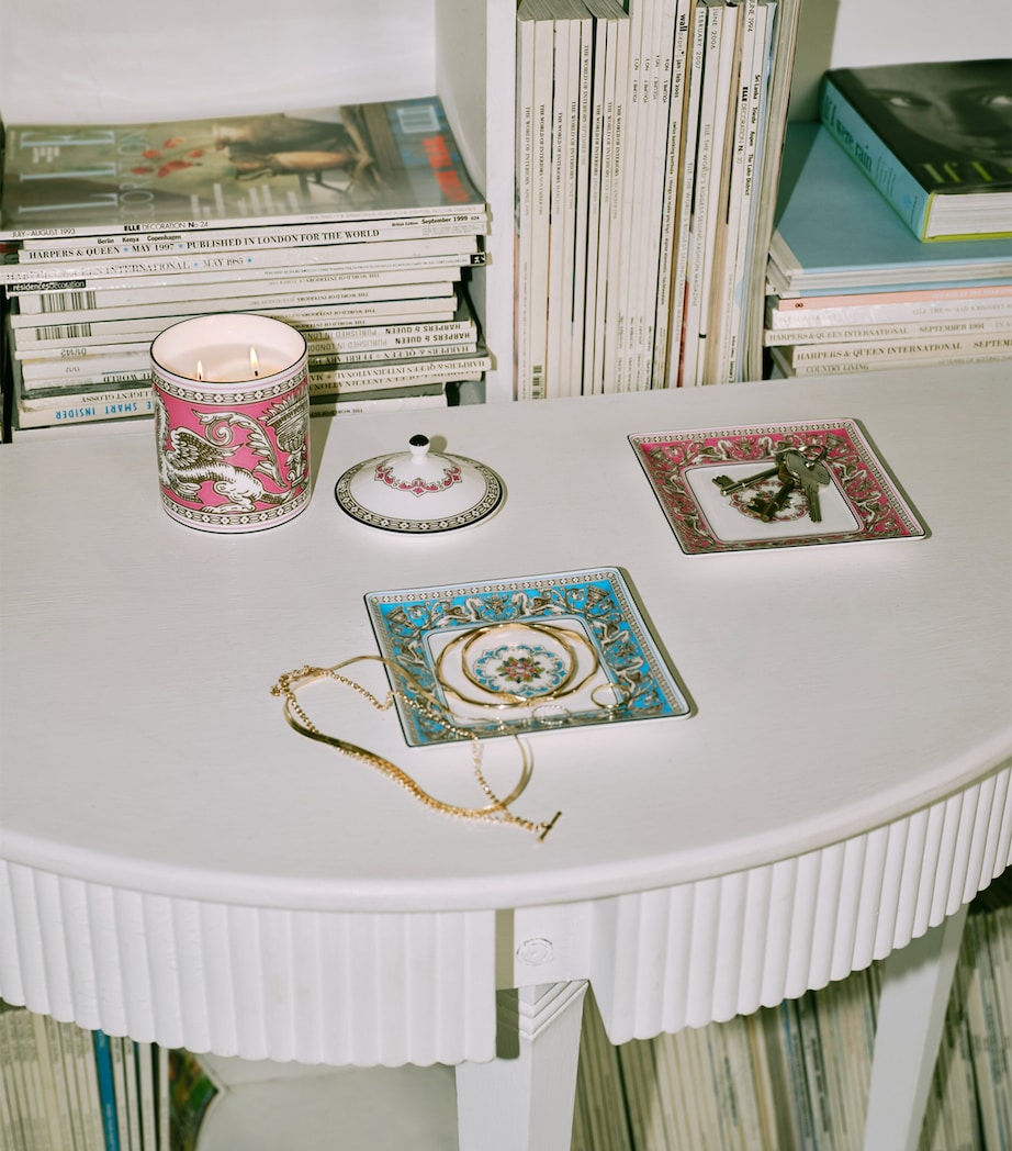 Florentine Turquoise Square Tray (14cm)