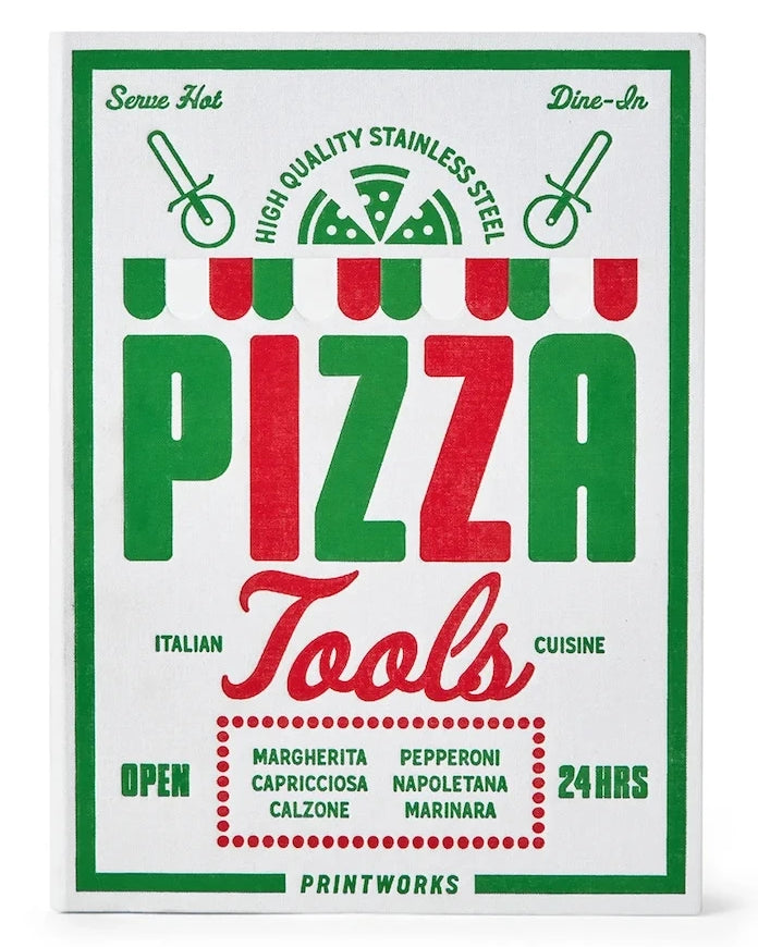 Printworks The Essentials Pizza Servis Bıçağı ve Spatulası