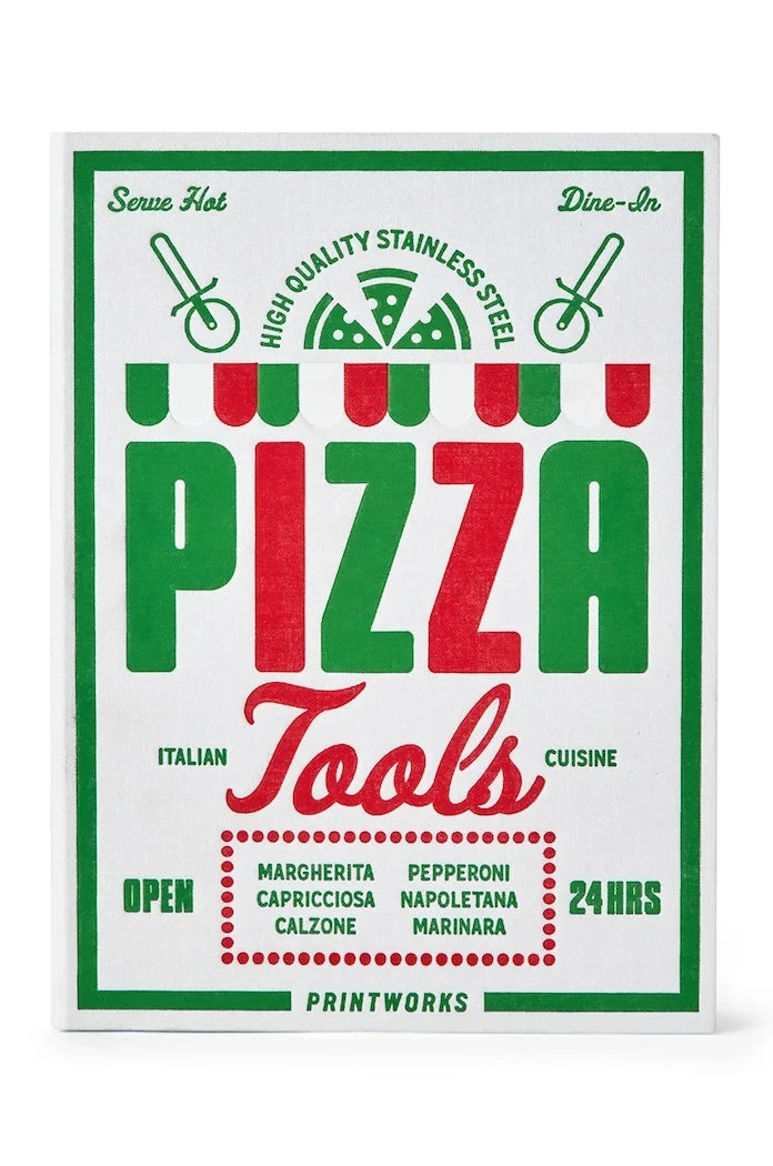 Printworks The Essentials Pizza Servis Bıçağı ve Spatulası