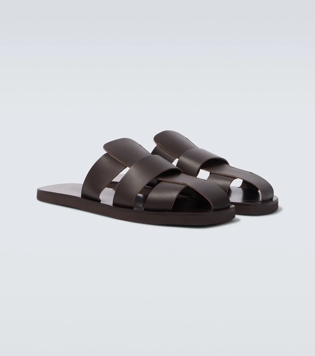Ancient Greek Sandals - Andreas leather fisherman sandals