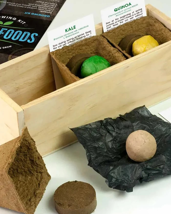 Комплект за отглеждане на растения RESETEA Superfoods Growing Kit 21 x 7,8 x 6,5 cm