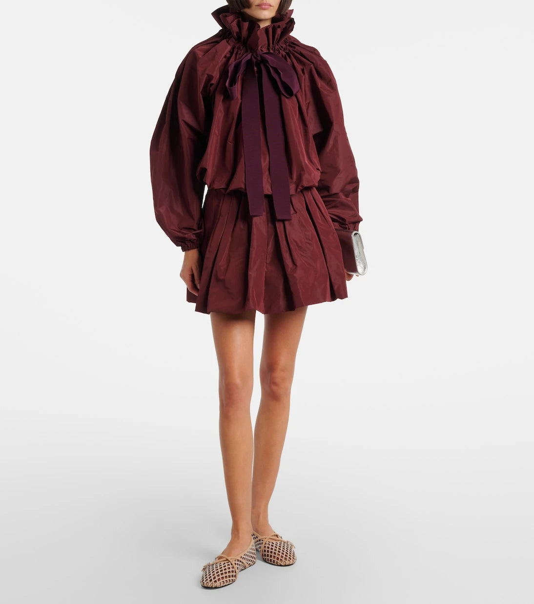 Patou - Faille balloon miniskirt