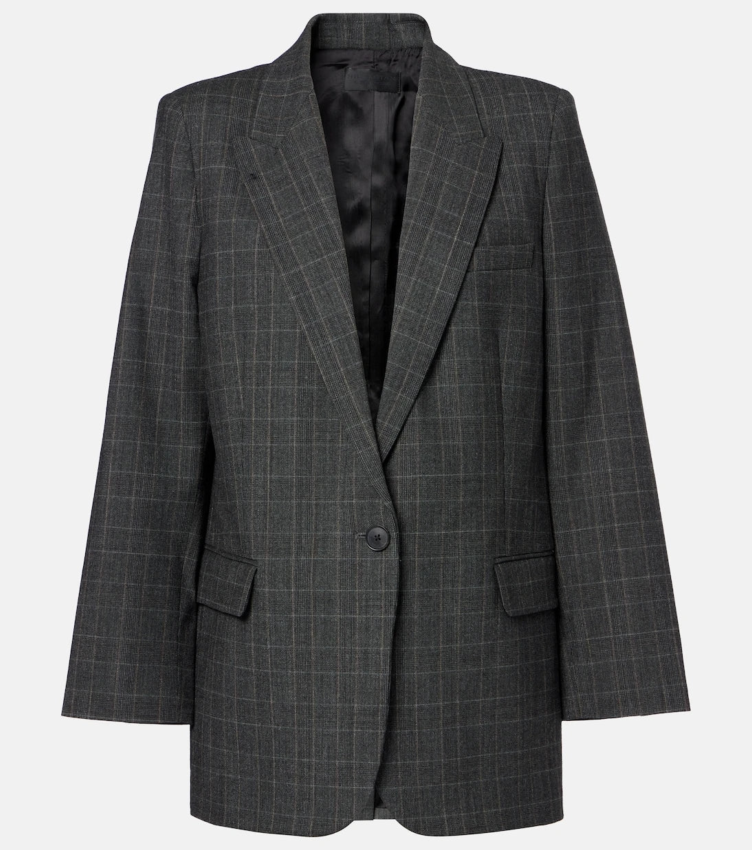 Nili Lotan - Diane checked wool-blend blazer