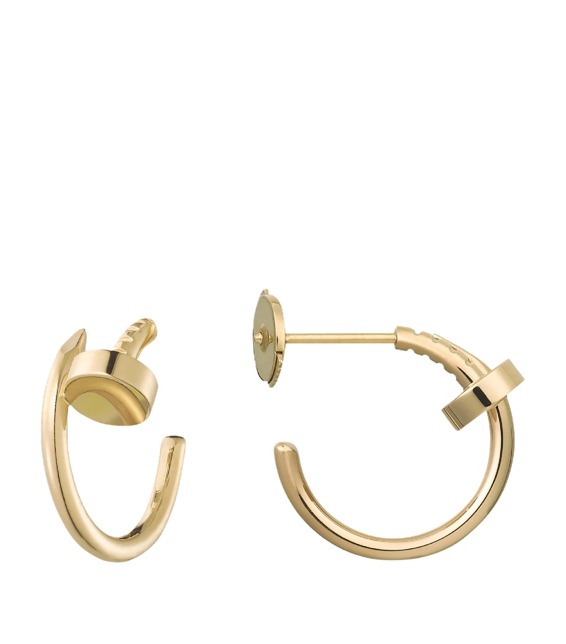 Cartier Yellow Gold Juste un Clou Hoop Earrings