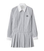 Cotton Poplin Stripe Mini Dress