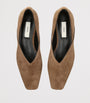 Toteme Beige Suede Everyday Ballet Flats