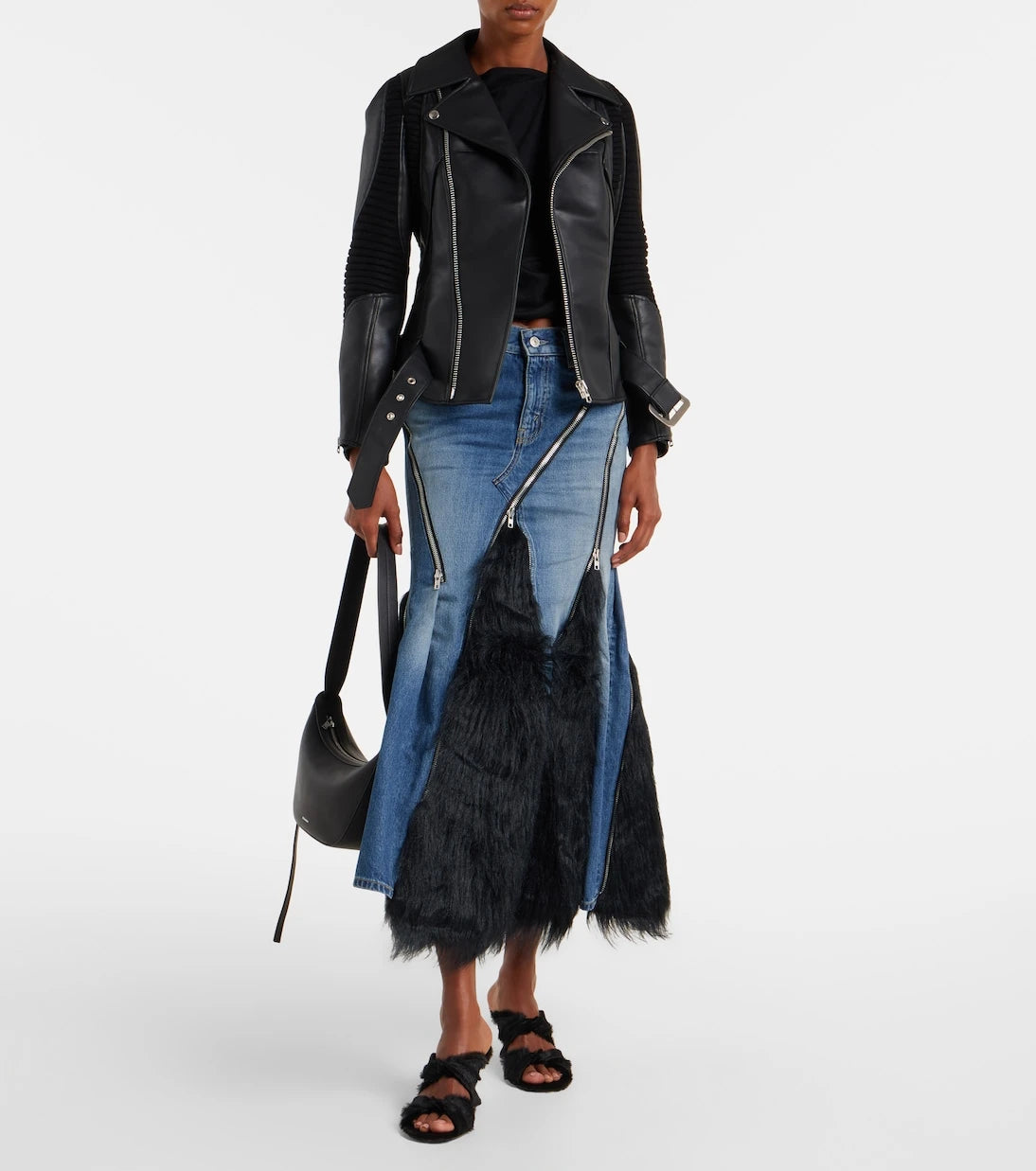 Junya Watanabe - Belted biker jacket
