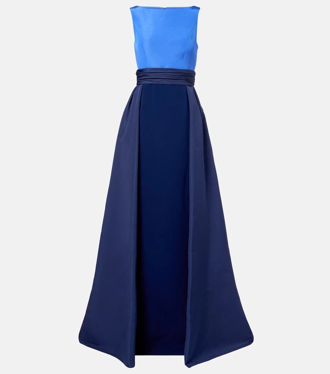 Carolina Herrera - Colorblocked silk faille gown