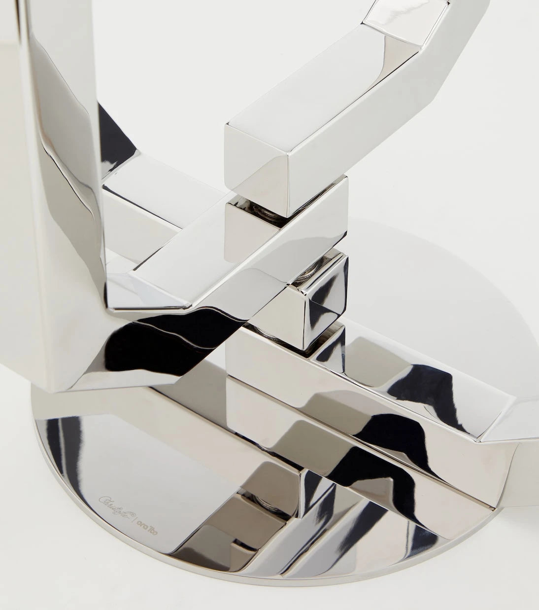 Christofle - Arborescence stainless steel candle holder