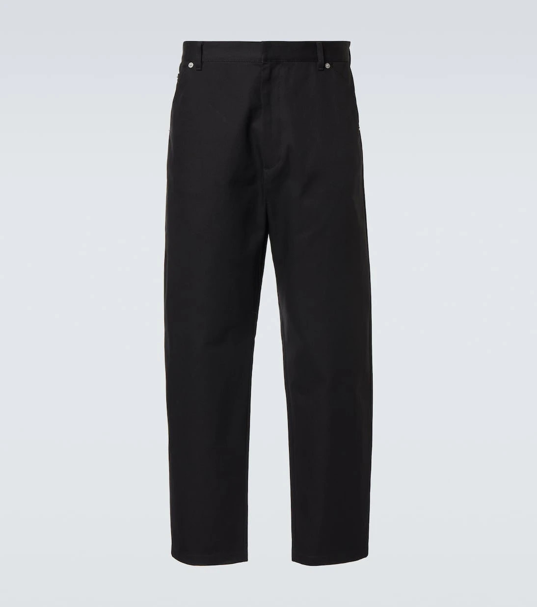 Prada - Mid-rise cotton wide-leg pants