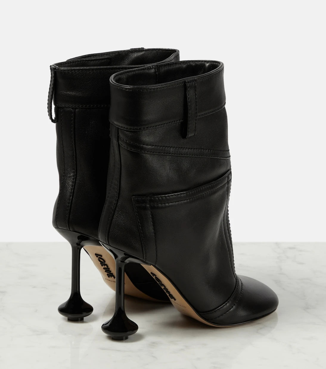 Loewe - Toy leather ankle boots