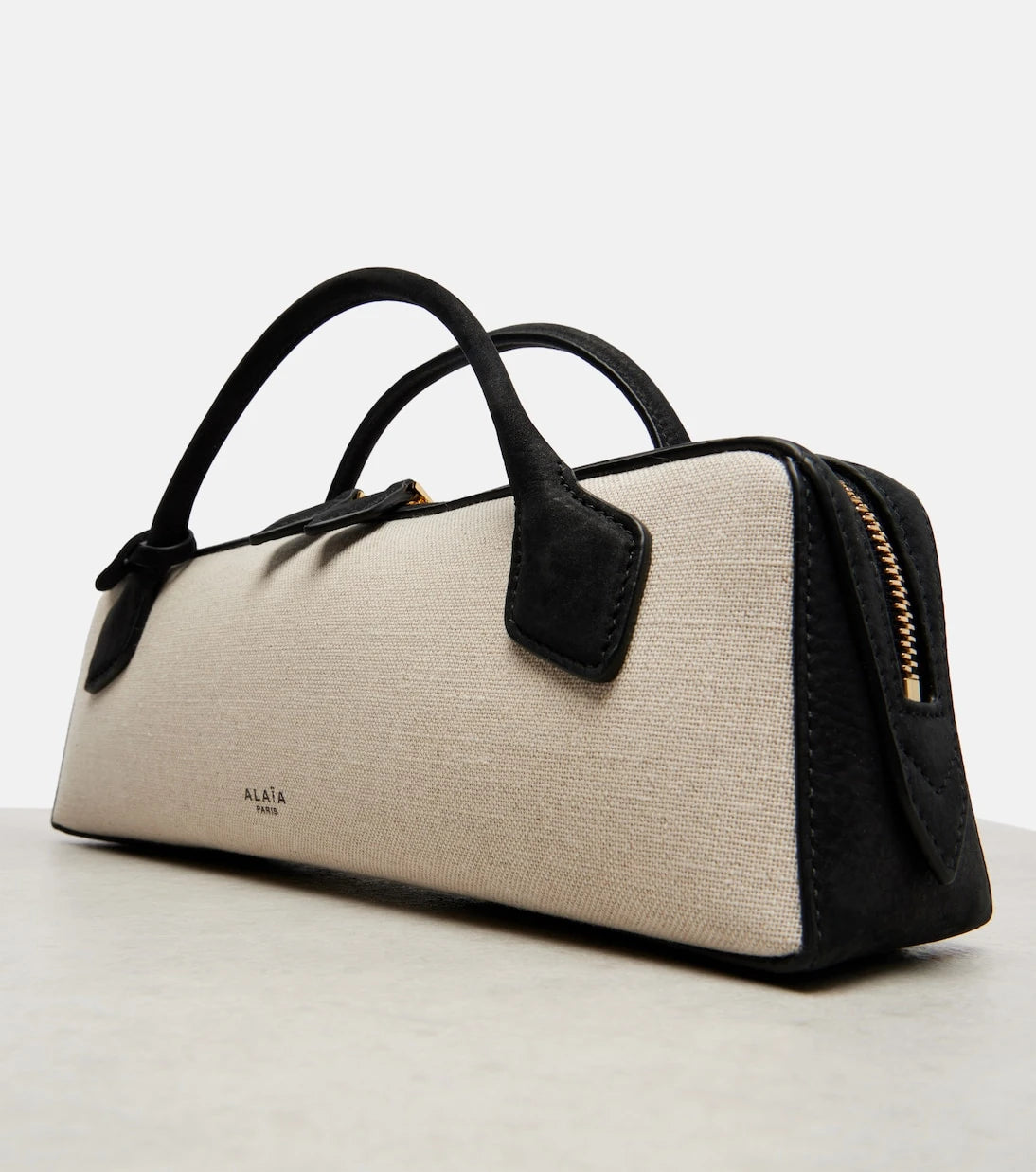 Alaïa - Le Teckel canvas clutch