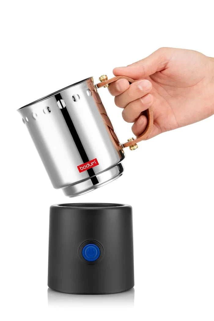 Bodum elektrikli silikon köpürtücü 21,5 x 21,5 x 27,5 cm