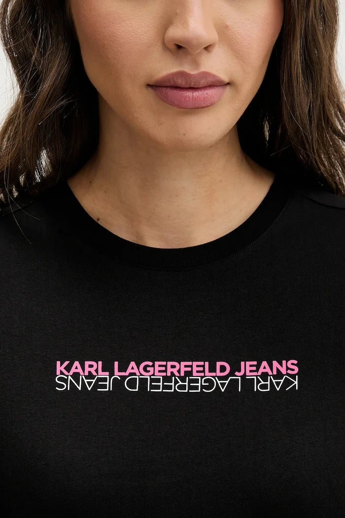 Памучна тениска Karl Lagerfeld Jeans