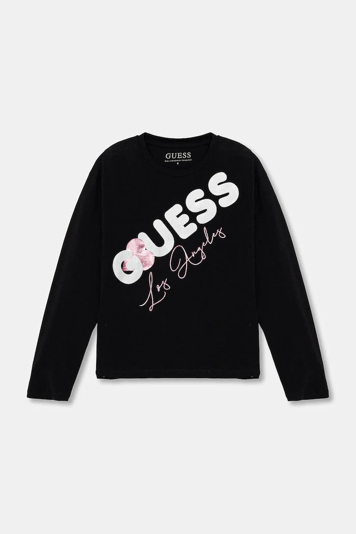 Детска блуза с дълги ръкави Guess