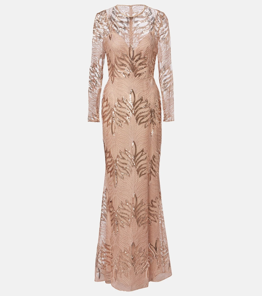 Elie Saab - Embroidered sequined tulle gown