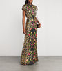 Saloni Silk Fabienne Maxi Dress