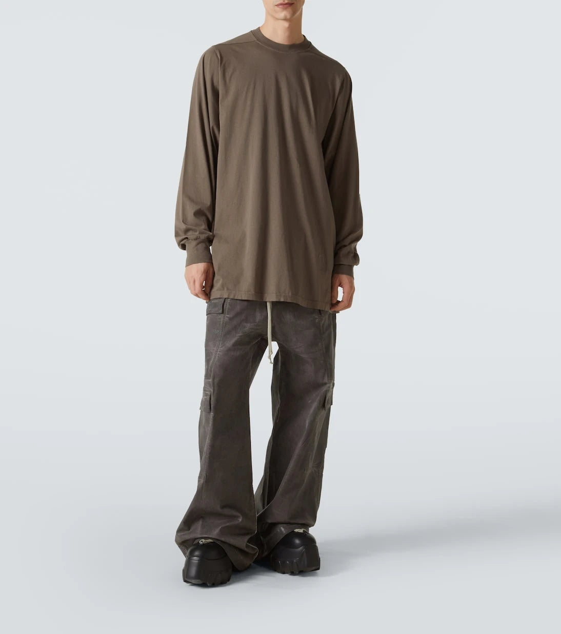 Rick Owens - Büyük Kalıp Pamuklu Jarse Tişört