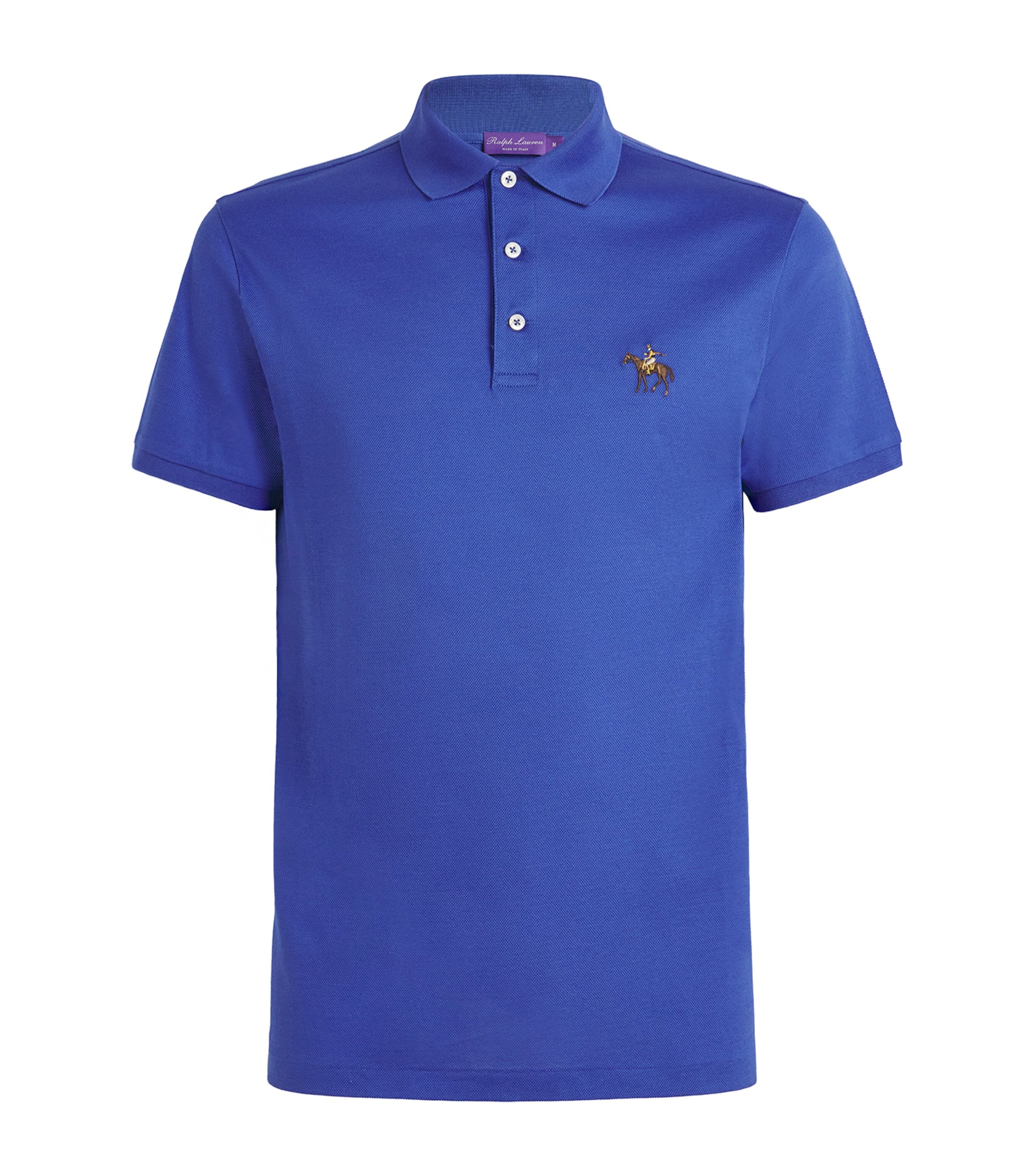 Ralph Lauren Purple Label Cotton Standing Horse Polo Shirt