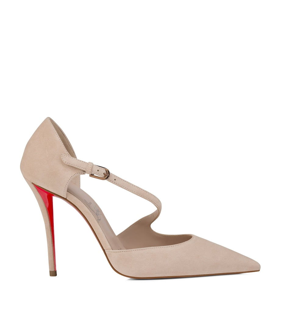 Christian Louboutin Red Miss Ziggyta Pumps 100