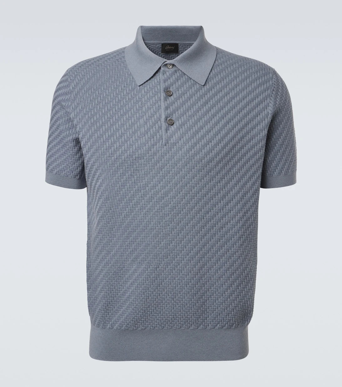 Brioni - Cotton, silk, and cashmere polo shirt