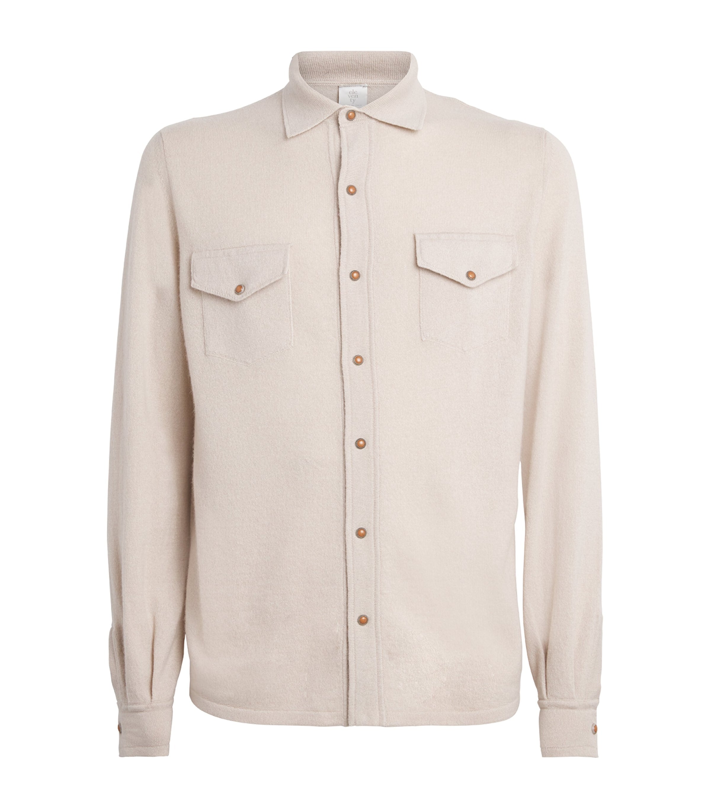 Beige Cashmere Texas Overshirt