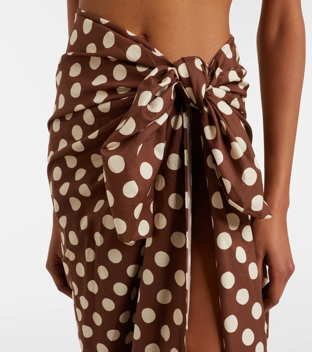 Faithfull - Lomas polka-dot cotton beach cover-up
