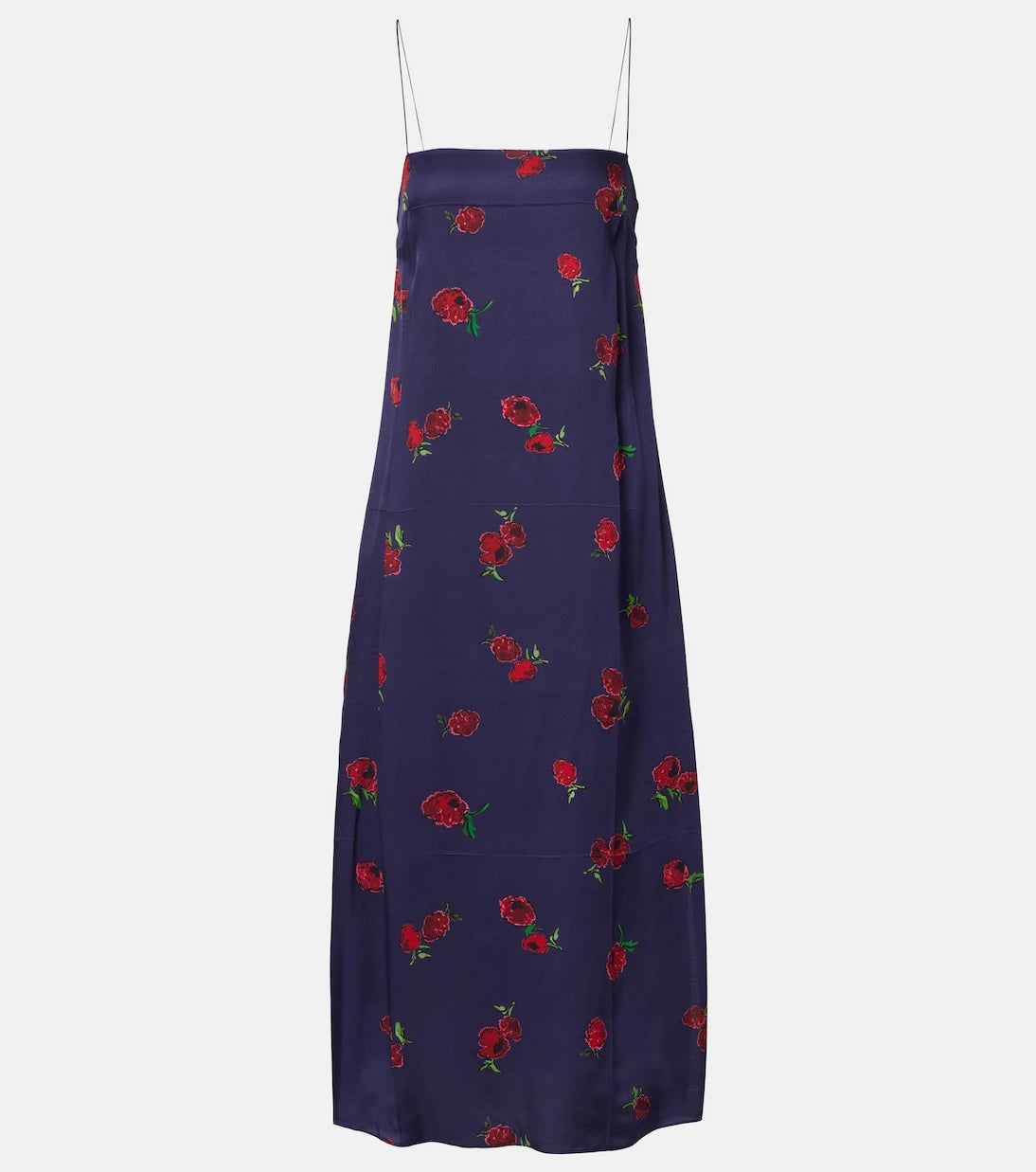 Khaite - Sicily printed twill slip dress