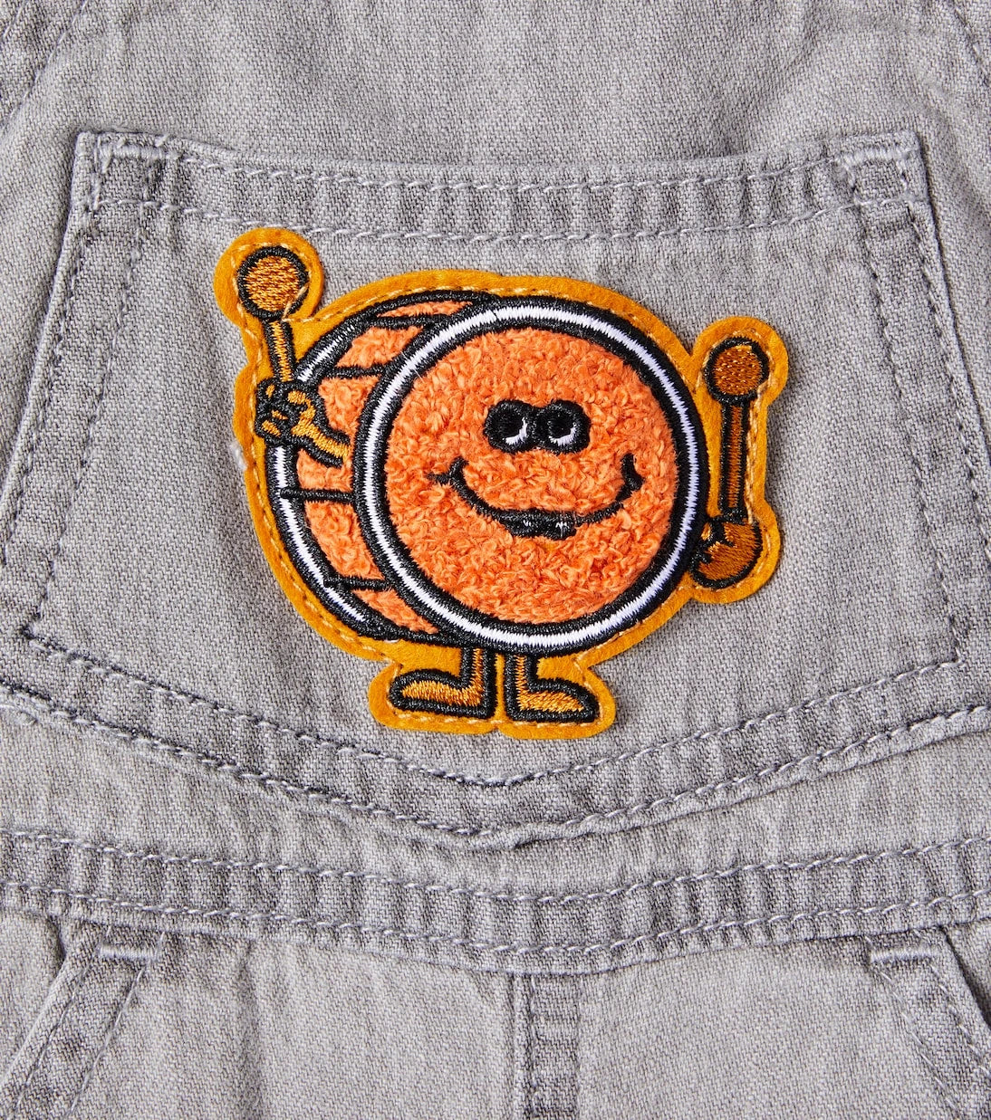 Stella McCartney Kids - Baby appliqué denim overalls
