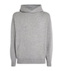 Johnstons Of Elgin Grey Cashmere Hoodie