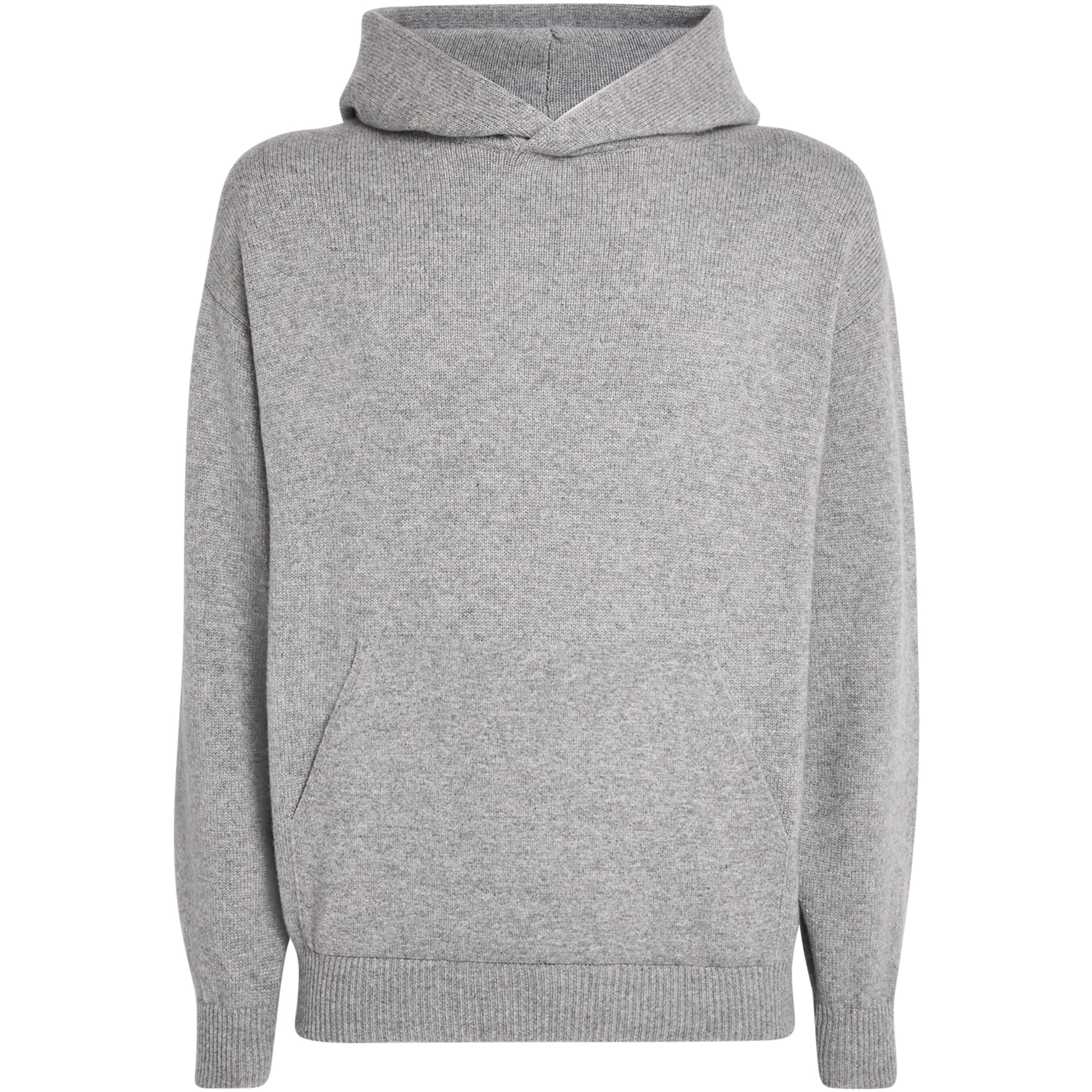 Johnstons Of Elgin Grey Cashmere Hoodie