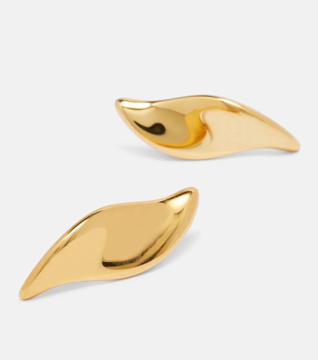 Khaite - Leaf clip-on earrings