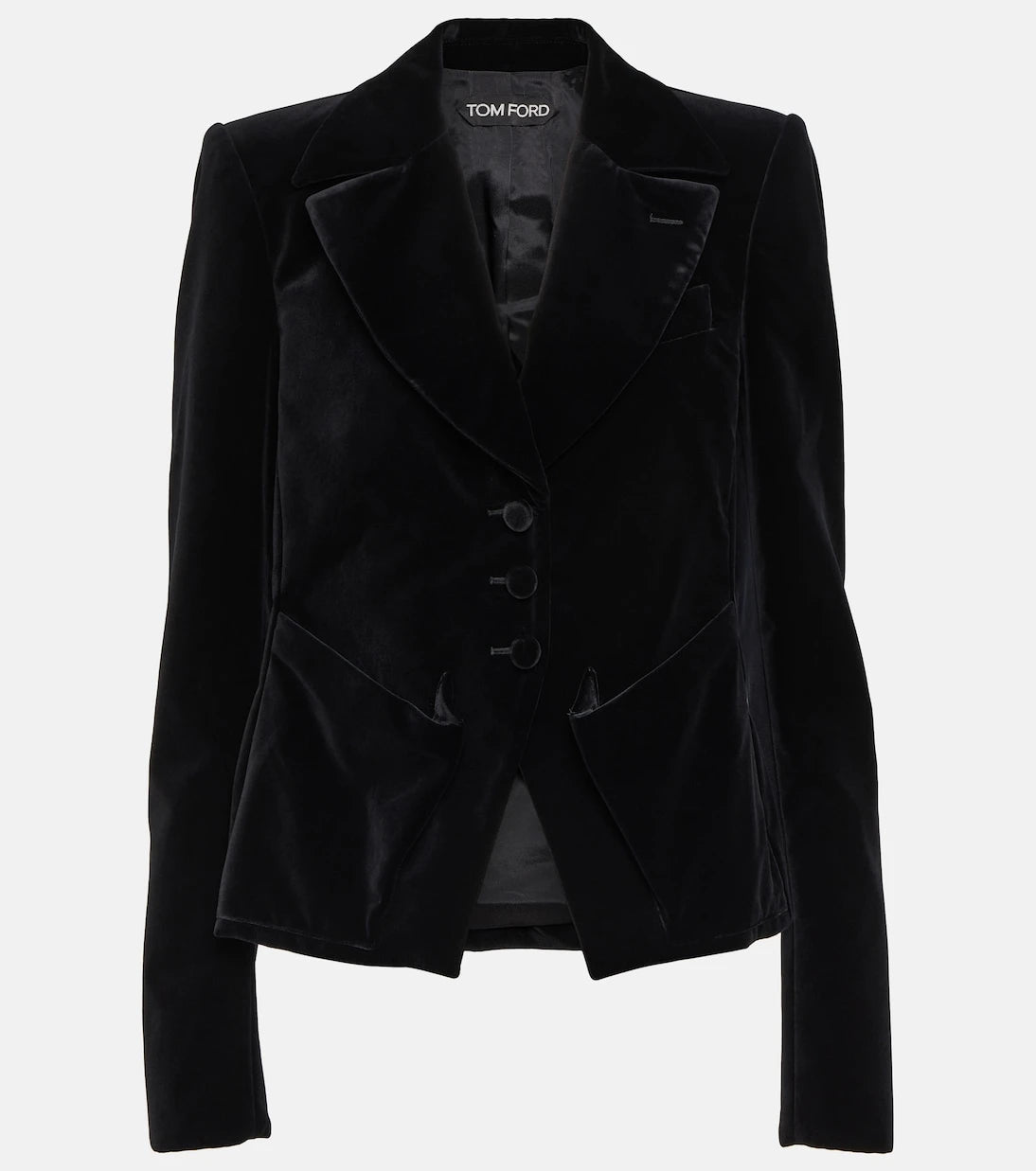 Tom Ford - Single-breasted cotton velour blazer