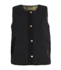 Black Textured Dulsie Gilet