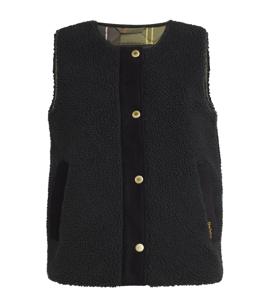 Black Textured Dulsie Gilet