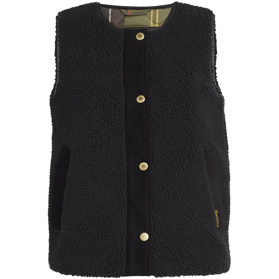 Black Textured Dulsie Gilet