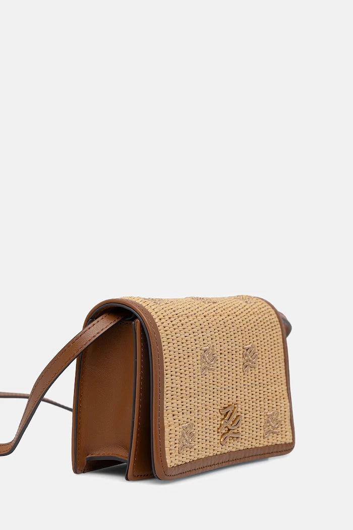 Karl Lagerfeld чанта crossbody дамска от кожа K/AUTOGRAPH