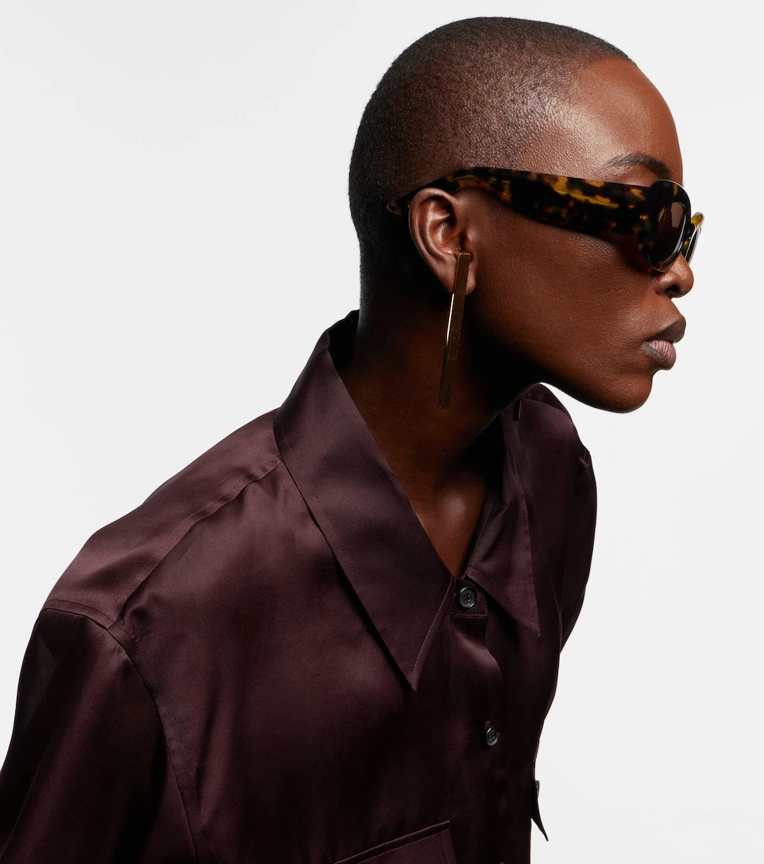 Khaite - x Oliver Peoples 1992C نظارة شمسية بيضاوية
