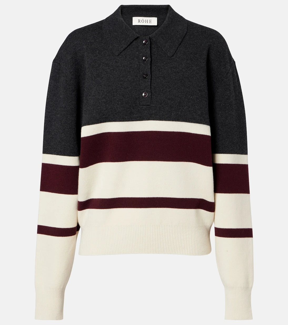 Róhe - Wool and cashmere polo sweater