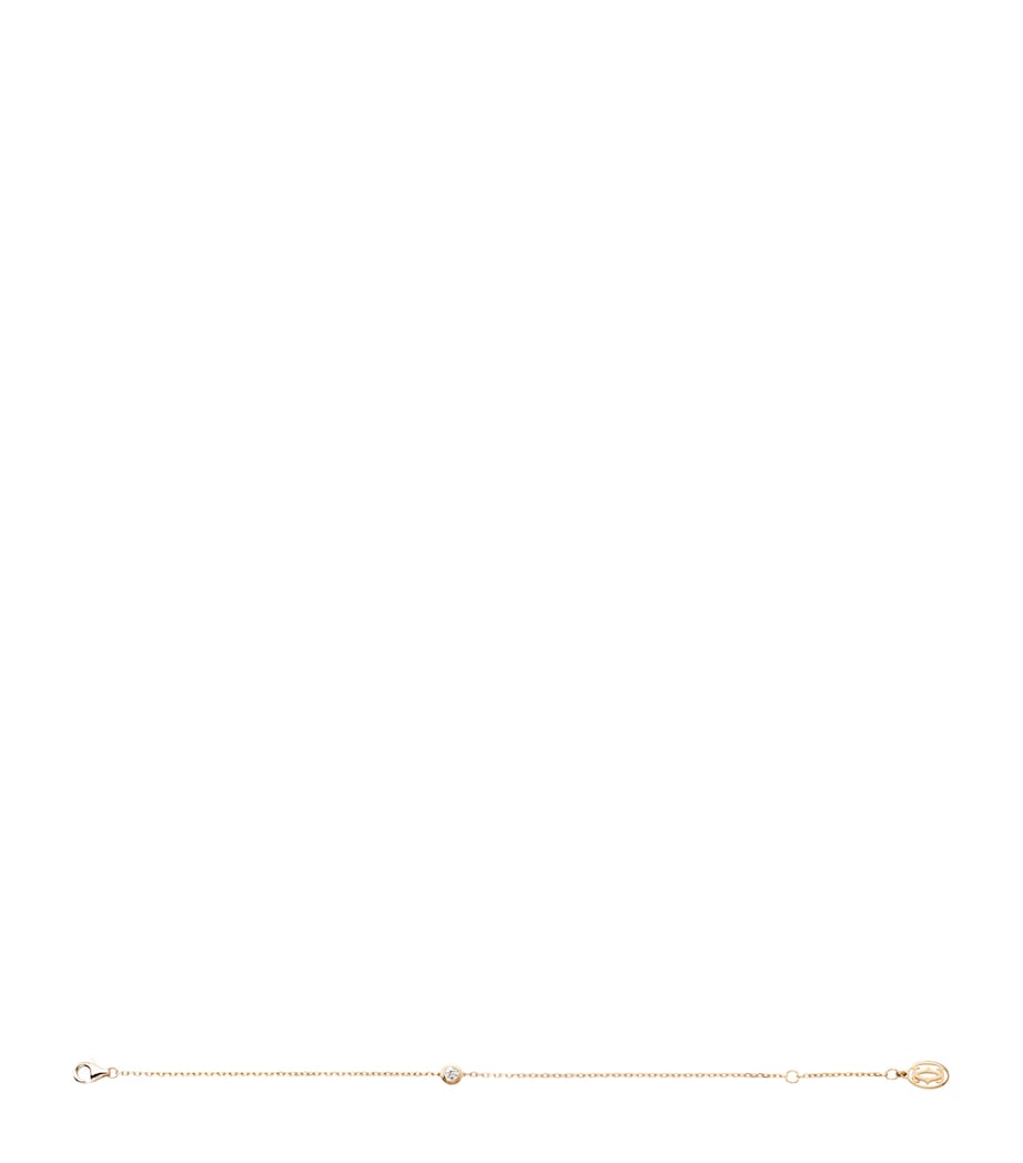 Medium Yellow Gold and Diamond Cartier d'Amour Bracelet