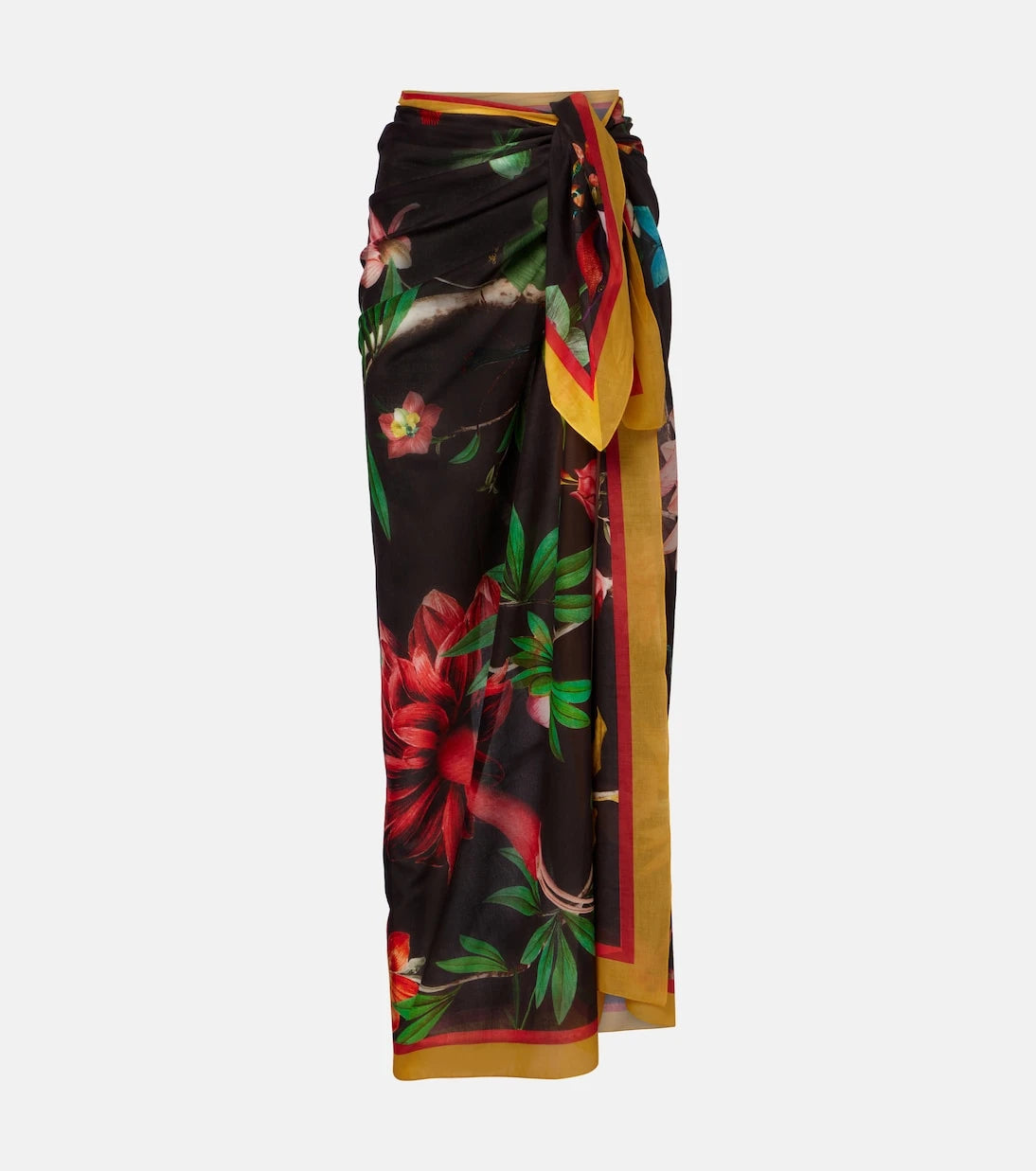 La DoubleJ - Zooflora Placée cotton beach cover-up
