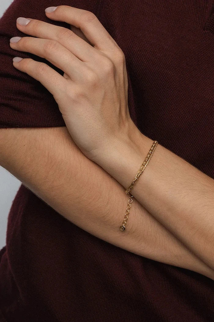 ANIA KRUK altın kaplama gümüş kadın bilekliği COSMO