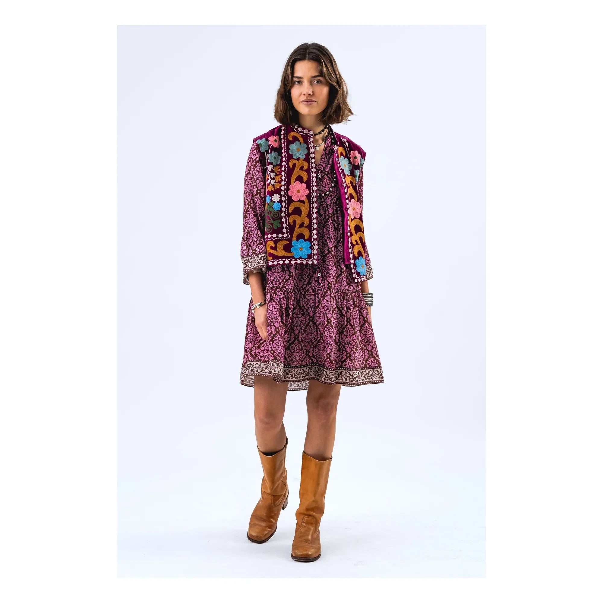 Lollys Laundry - Bin Sleeveless Jacket | Pink