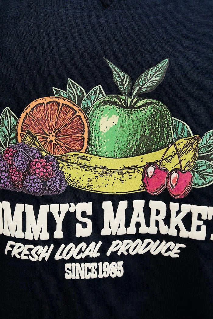 Tommy Jeans Erkek Geniş Kesim Pamuklu Tişört