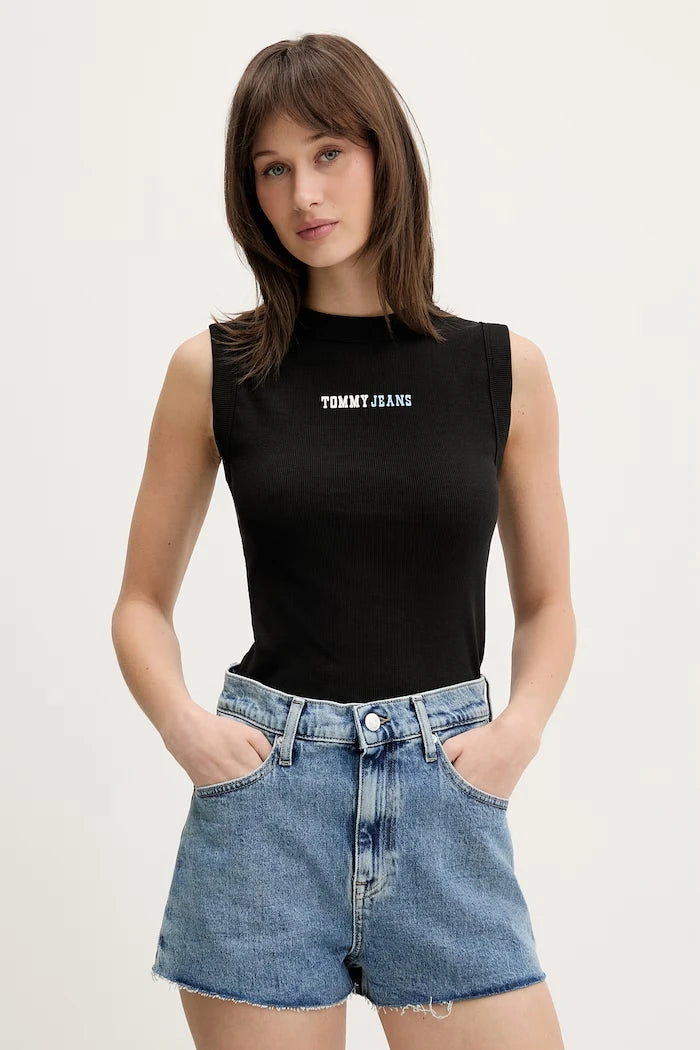 Tommy Jeans Kadın Pamuklu Elastanlı Üst