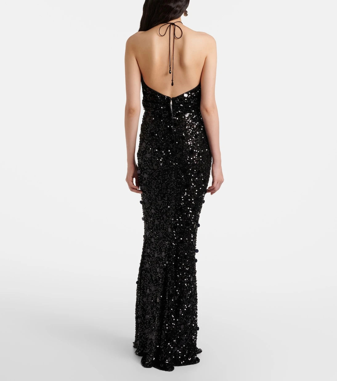 Dolce&Gabbana - Sequined halterneck gown