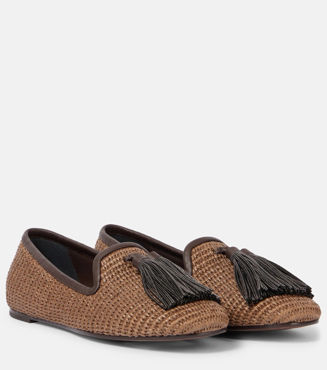 Brunello Cucinelli - Monili woven loafers