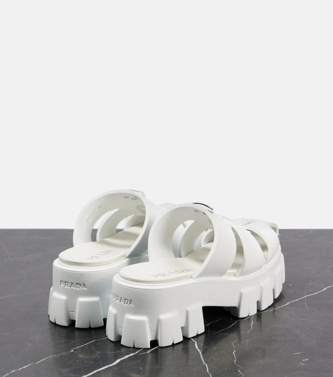 Prada - Platform fisherman sandals